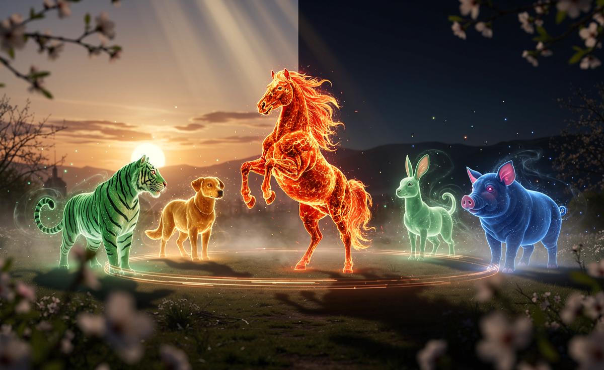 6 chinesische Sternzeichen ziehen positives Qi an am 20. März 2026