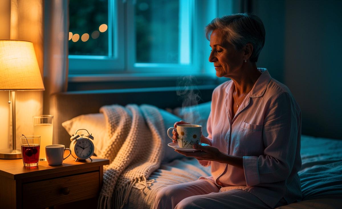 Ab 55 Jahren empfehlen Ärzte dieses einfache Getränk abends für ruhigen und tiefen Schlaf.