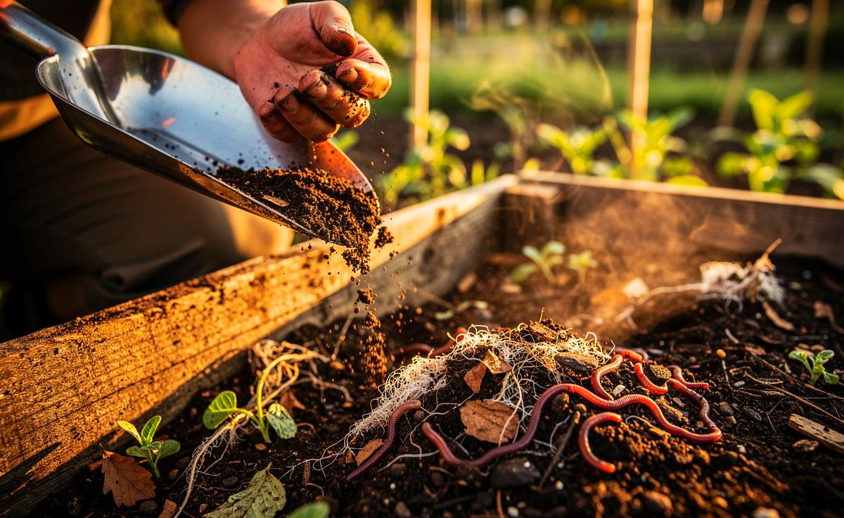 Ein Biologe enthüllt, wie Kaffeesatz im Kompost das Bodenleben unterstützt.