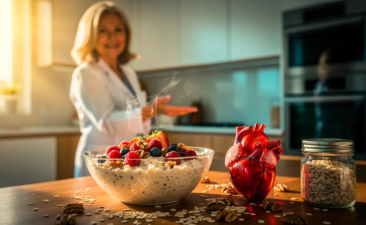 Eine Ernährungsberaterin erklärt, warum ab 50 Haferflocken das Herz stärken.