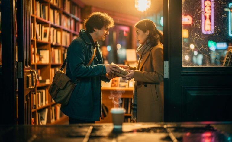 Illustration von unerwarteten Begegnungen, die das Herz beleben, im Liebeshoroskop für den 20. März 2026