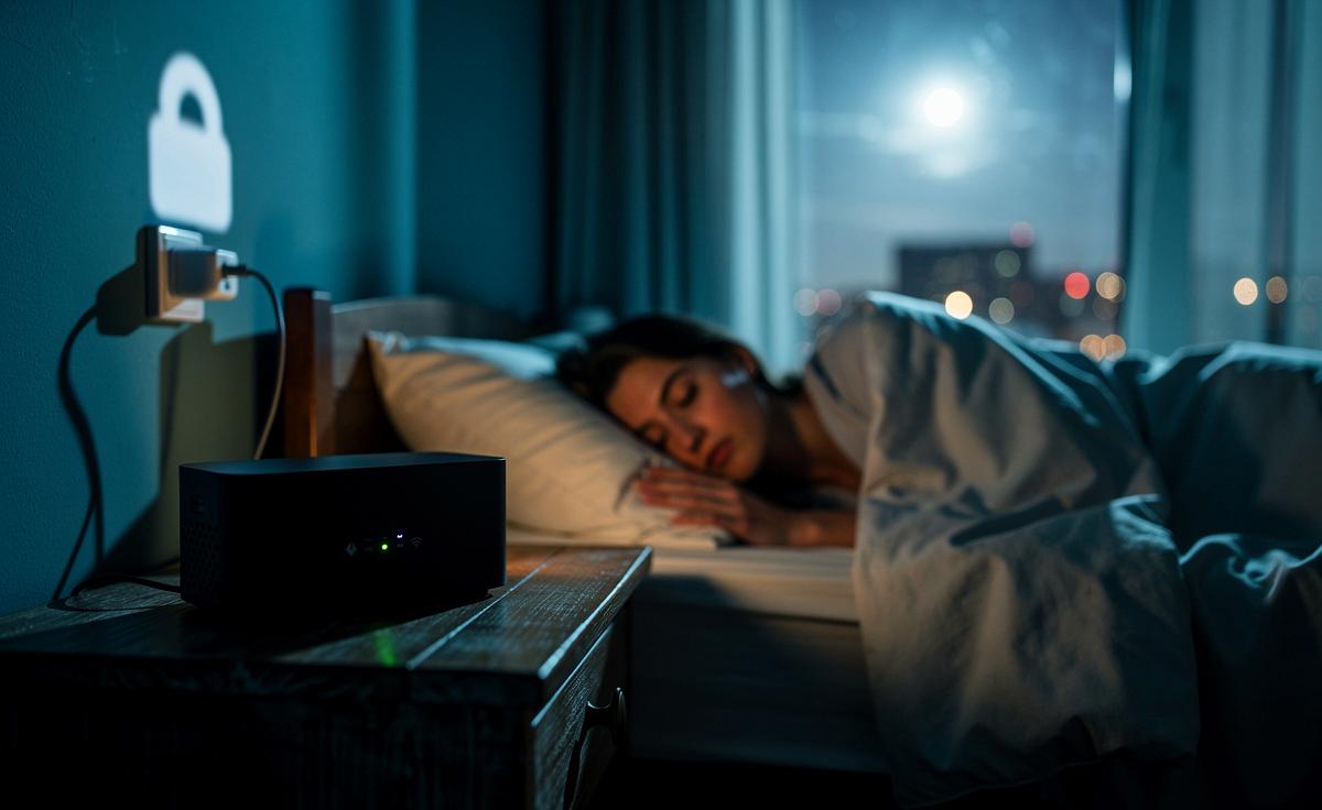 Warum den Router nachts ausschalten die Sicherheit erhöht, Strom spart und den Schlaf verbessert.